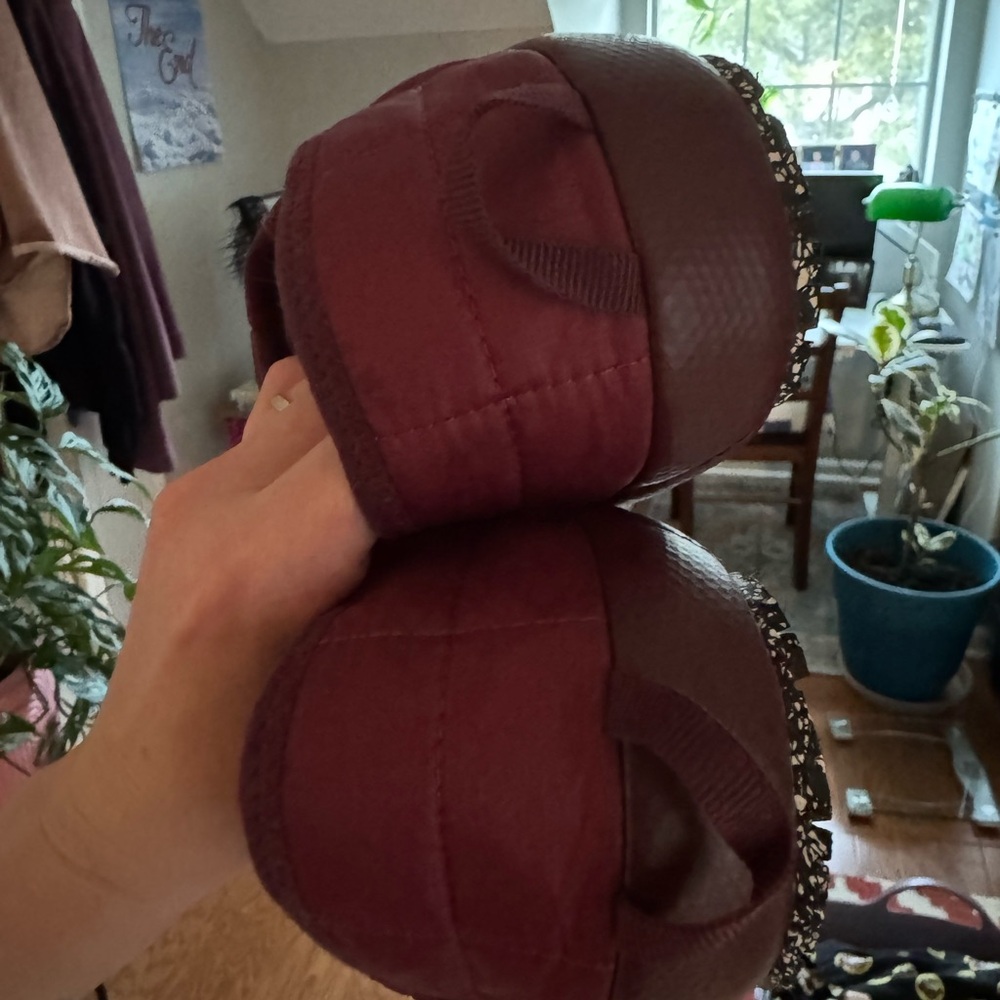 The North Face Red Quilted Slip-On Shoes - Picture 8 of 9